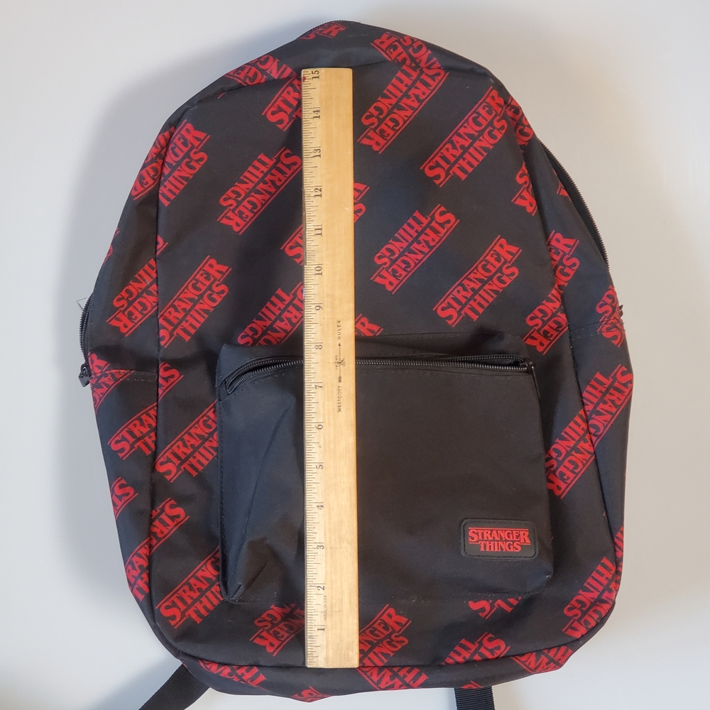 Stranger Things Black & Red Backpack - Picture 11 of 13